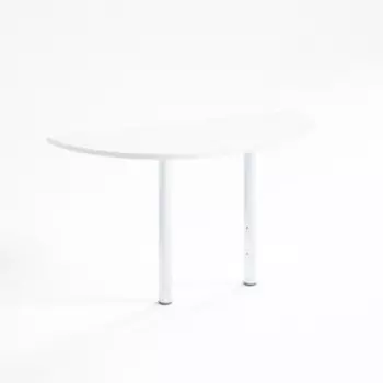 Брифинг-приставка П7.6, 1200 × 600 × 750 мм, белый шагр