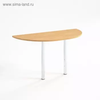 Брифинг-приставка П7.7, 1360х600х750 мм, бук светлый