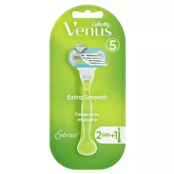 Бритва Gillette Venus Embrace, 2 сменные кассеты