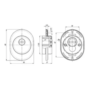 Броненакладка Fuaro DEF 4825 AB, цвет бронза