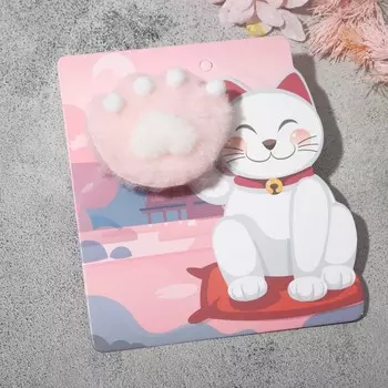 Брошь «Кошачья лапка», цвет МИКС