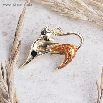 Брошь «Кошечка» мини, цвет МИКС (неделимая фасовка 12 шт., цена за шт.)