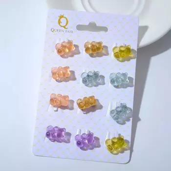 Брошь «Мармеладные мишки», МИКС