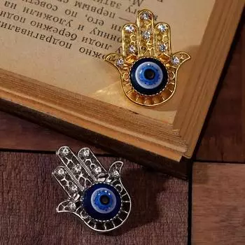 Брошь-оберег «Рука Хамса», МИКС