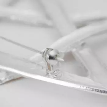 Брошь "Звезда" пятиконечная, цвет серебро