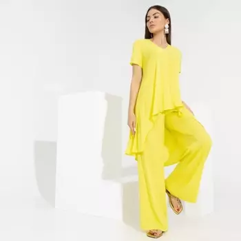 Брючный комплект женский «Модные тенденции», размер 48