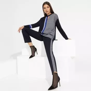 Брючный комплект женский «Стильный абсолют», размер 48