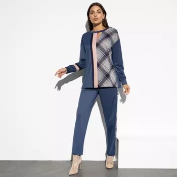 Брючный комплект женский «Стильный абсолют», размер 48