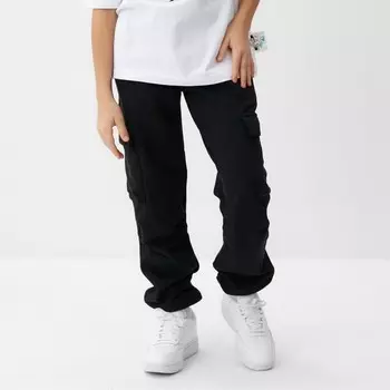 Брюки детские MINAKU, чёрные, рост 116 см