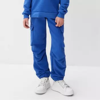 Брюки детские MINAKU, синие, рост 164 см