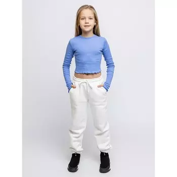 Брюки детские, рост 152 см, цвет молочный