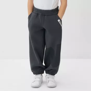 Брюки детские с начёсом KAFTAN р.34 (122-128), серый