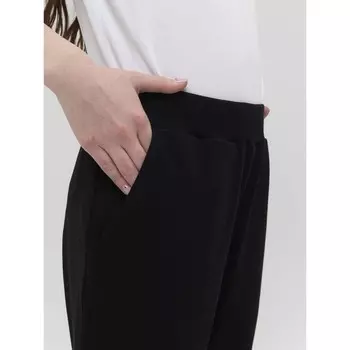 Брюки для девочек, рост 134 см, цвет чёрный