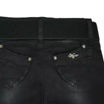 Брюки для девочек, рост 158 см, цвет чёрный