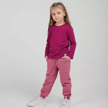Брюки для девочки «Basic», рост 152 см, цвет розовый