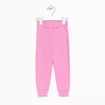 Брюки для девочки, цвет розовый, рост 98см