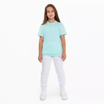 Брюки для девочки, цвет светло-серый, рост 164