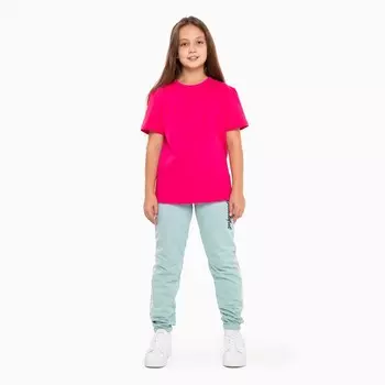 Брюки для девочки, цвет зелёный, рост 146