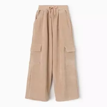 Брюки для девочки, НАЧЁС, цвет бежевый, рост 146-152 см