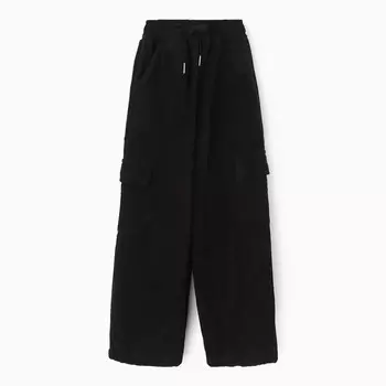 Брюки для девочки, НАЧЁС, цвет черный, рост 134-140 см