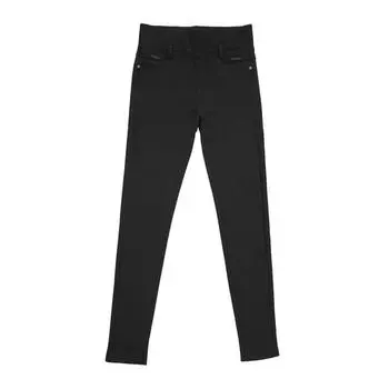 Брюки для девочки, рост 140 см, цвет чёрный