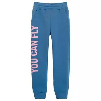 Брюки для девочки, рост 164 см, цвет деним