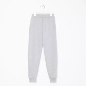 Брюки для мальчика, цвет серый, рост 146