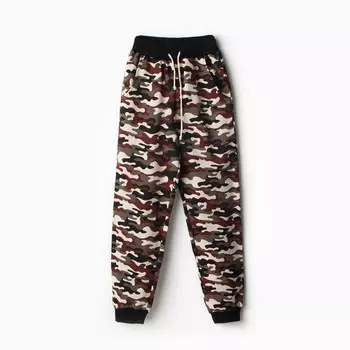 Брюки для мальчика, цвет черный, рост 146 см