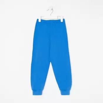 Брюки для мальчика, цвет голубой, рост 122