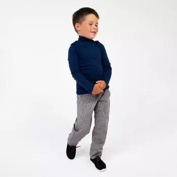 Брюки для мальчика, цвет тёмно-серый, рост 116 см