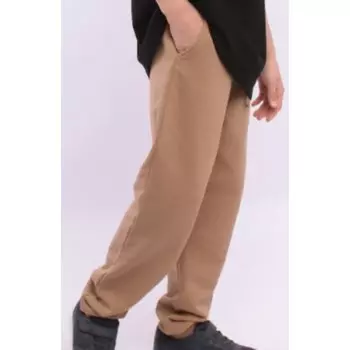 Брюки для мальчика, рост 134 см, цвет бежевый