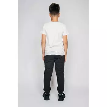 Брюки для мальчика, рост 140 см, цвет чёрный меланж