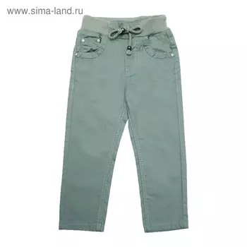Брюки для мальчиков, рост 104 см, цвет фисташковый