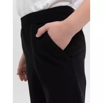 Брюки для мальчиков, рост 158 см, цвет чёрный