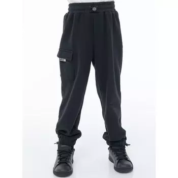 Брюки для мальчиков, рост 92 см, цвет чёрный