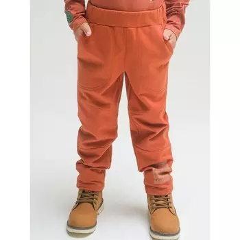 Брюки для мальчиков, рост 92 см, цвет охра