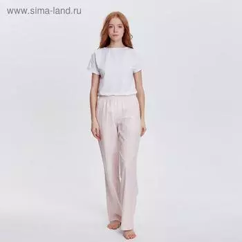 Брюки домашние женские MINAKU: Country melody, розовые, размер 42