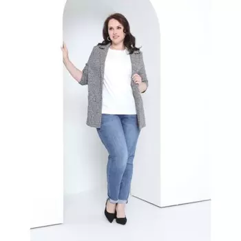 Брюки джинсовые женские, размер 50