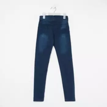 Брюки (джинсы) для мальчика, цвет синий, рост 110 см