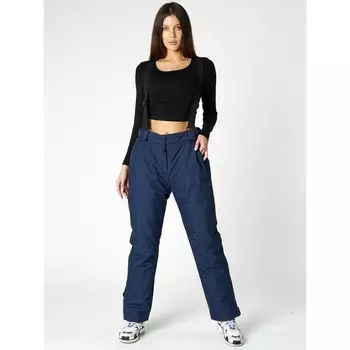 Брюки горнолыжные больших размеров тёмно-синего цвета, размер 52