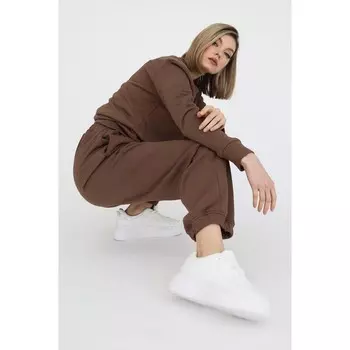 Брюки из трикотажа с резинкой по низу, размер 50