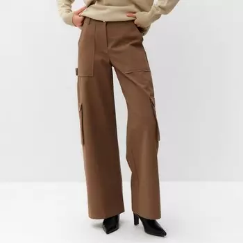 Брюки-карго женские MIST Base, р. S, коричневый