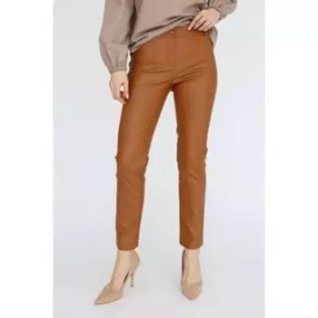 Брюки кожаные, размер 42