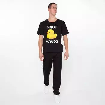 Брюки мужские, цвет чёрный, размер 50