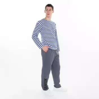 Брюки мужские НАЧЁС, цвет серый, размер 54