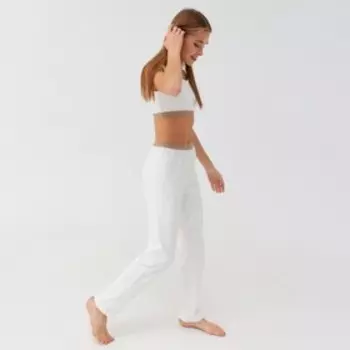 Брюки пижамные женские MINAKU: Home collection цвет экрю, р-р 42