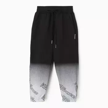 Брюки спортивные для мальчиков, НАЧЁС, цвет черный, рост 116-122 см