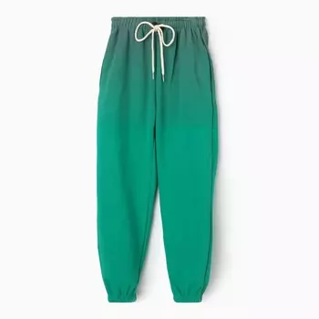 Брюки спортивные для мальчиков, НАЧЁС, цвет зеленый, рост 122-128 см