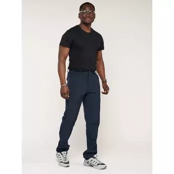 Брюки спортивные мужские, размер 56, цвет тёмно-синий