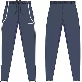 Брюки тренировочные детские Atemi, цвет тёмно синий, APNT-001JSS23-DNV, размер 164